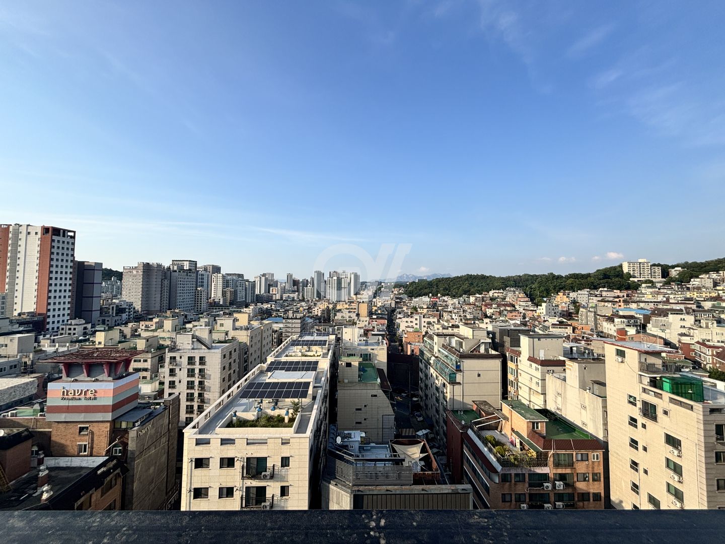 화곡동 투룸 옥상에서 본 전망 (참고 이미지)