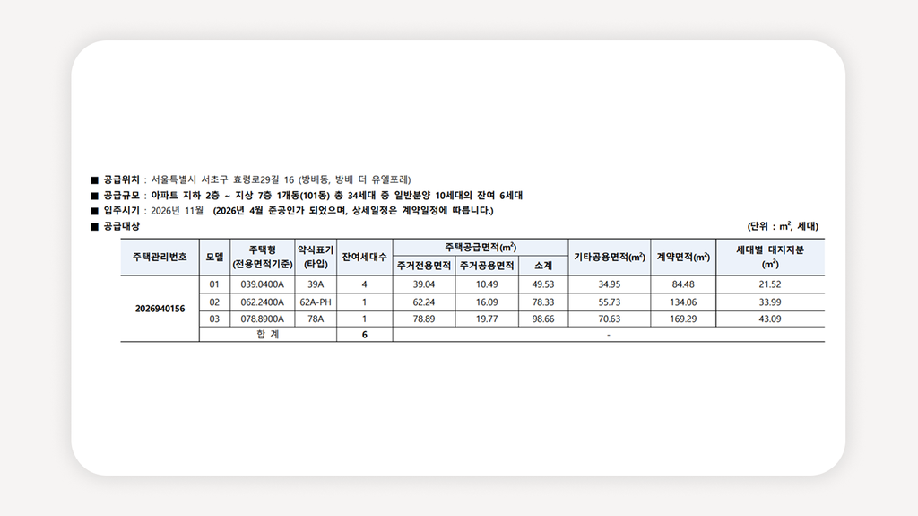방배더유엘포레+방배동아파트+서초구임의공급+방배역아파트+서초신축아파트+임의공급2차+잔여세대분양+청약통장없이분양+방배동분양+서초구줍줍